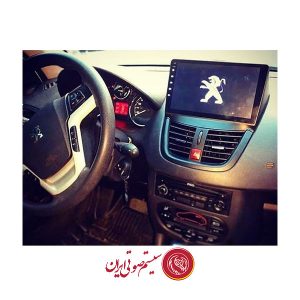 انواع مانیتور اندروید 207 ایرانی که به 207i معروف است و عکس نمونه نصب شده روی خودرو دی وی دی فابریک